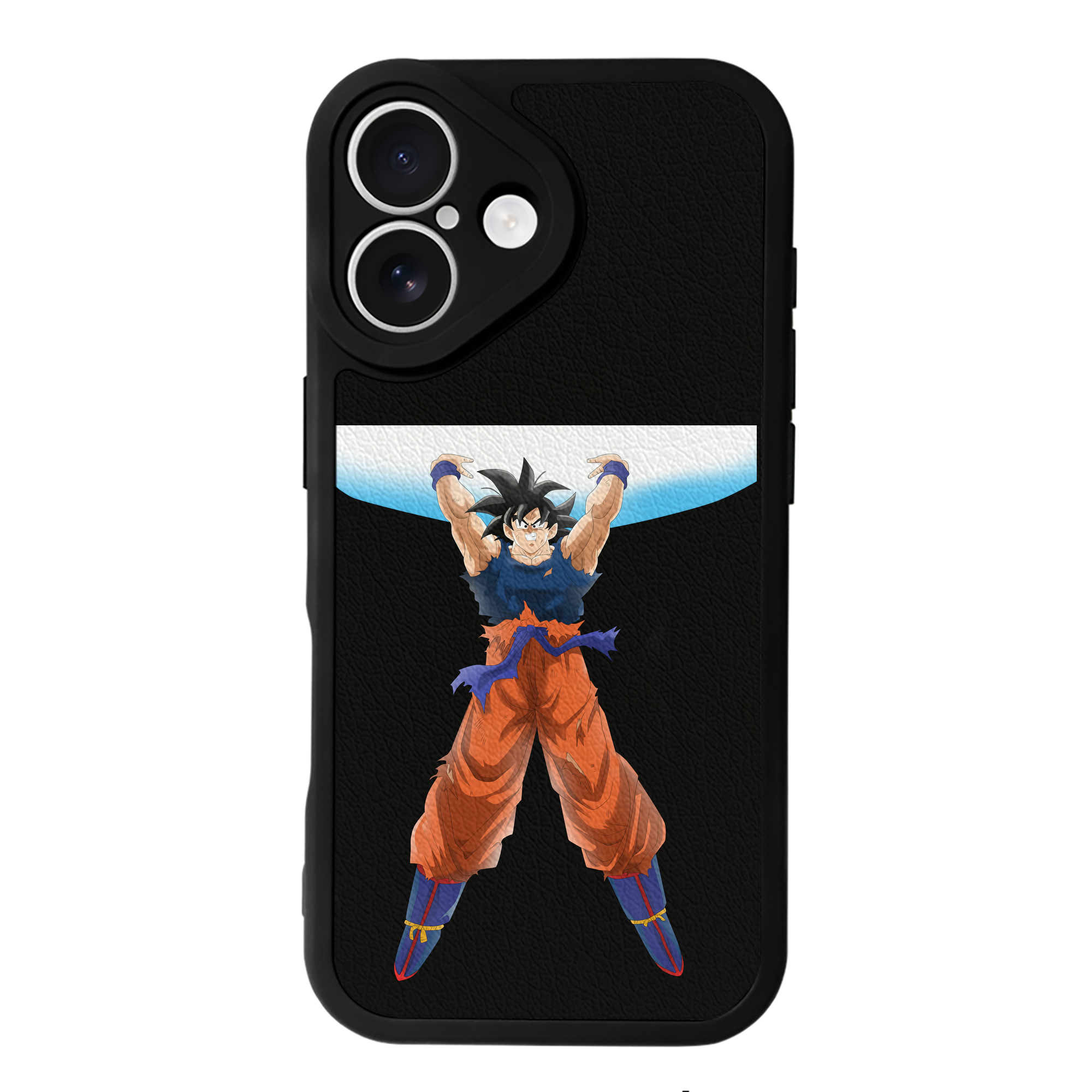 （画像用） ドラゴンボール 孫悟空（そん ごくう）Son Goku カカロット DRAGON BALL Kakarotto 【iPhone 16シリーズ対応】シリコンスマホケース（レザー調） 材質：シリコン